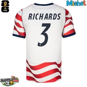 Yhdysvallat Chris Richards #3 Kotipaita MM-kisat 2026 Lyhythihainen